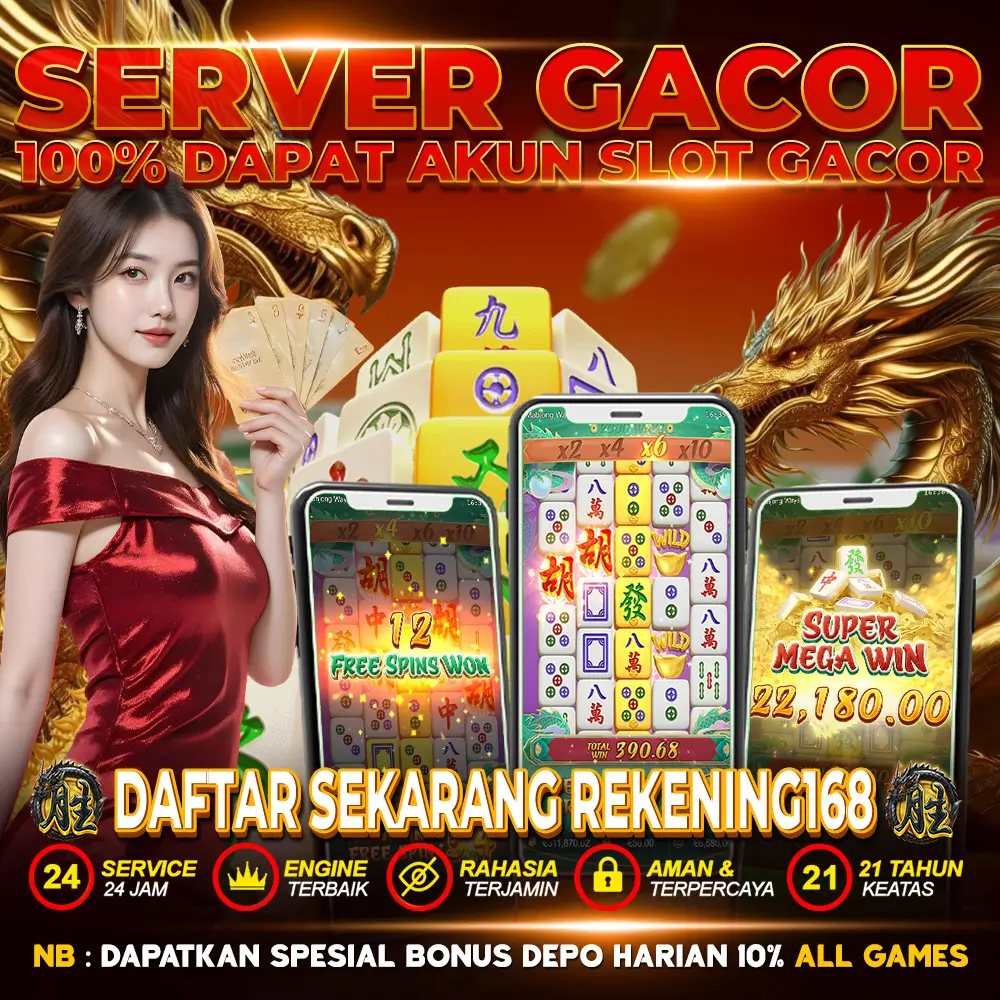 REKENING168 : Server Vvip 100% Dapatkan Akun Slot Gacor 2025